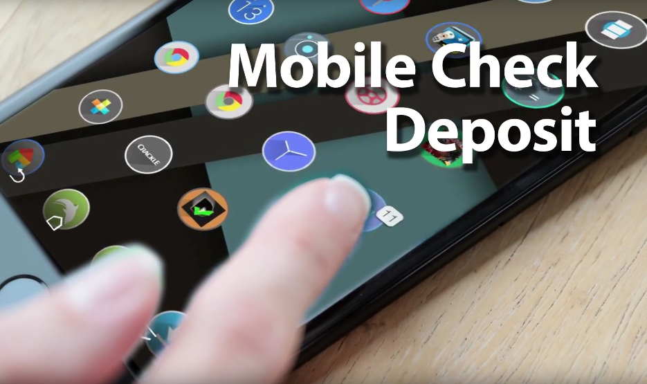 New! Deposit checks anytime, anywhere with mobile check deposit